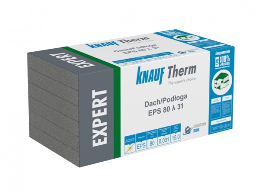 Nowy poziom termoizolacji – Knauf Therm Expert Dach/Podłoga EPS 80 λ 31
