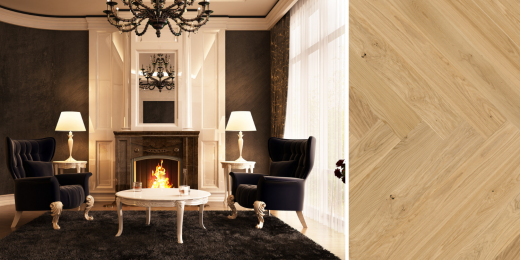 Styl klasyczny -Podłoga No Limits Discovery Dab Villa Jodelka Baltic Wood